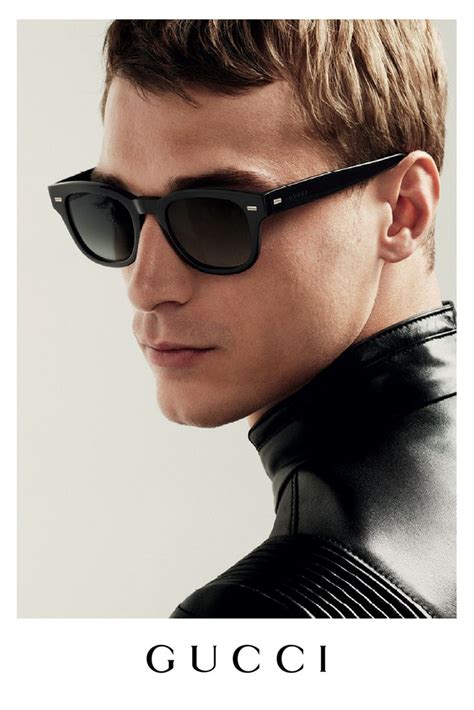 gucci homme lunette|Gucci sunglasses male model.